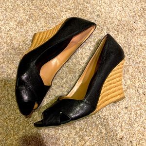 Banana Republic black wedge